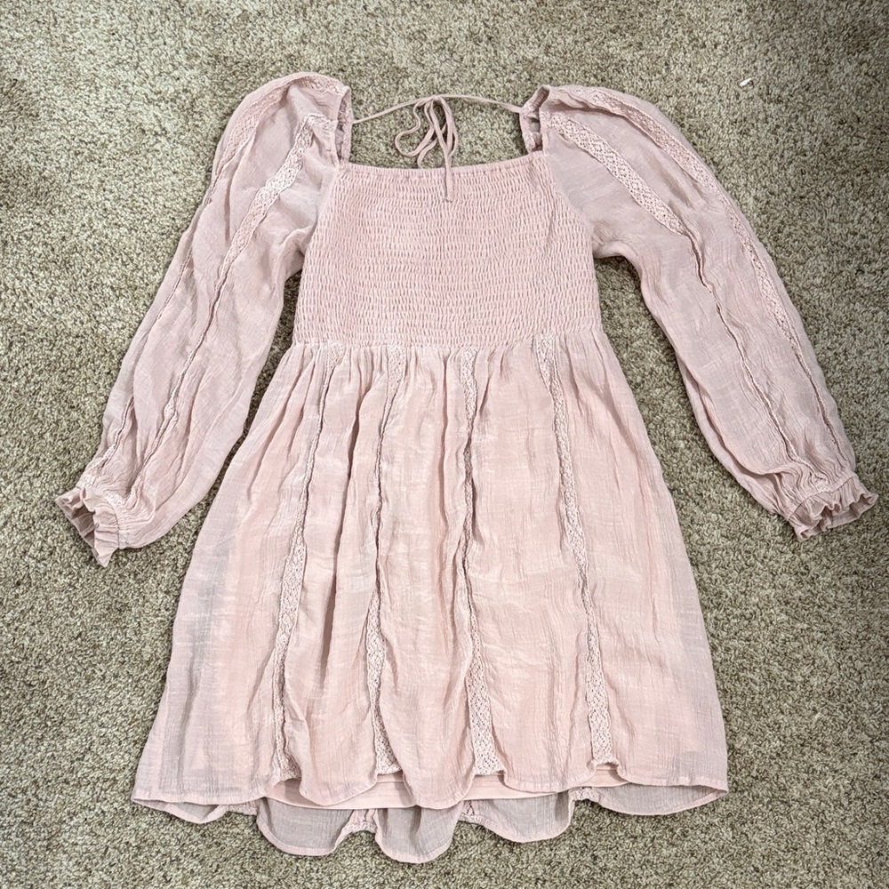 Blush pink mini women’s L dress